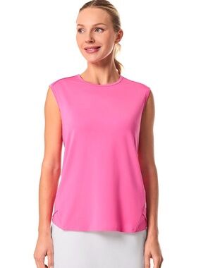 COOLIBAR Women's Accelera Performance Tank - Tulip Pink Large